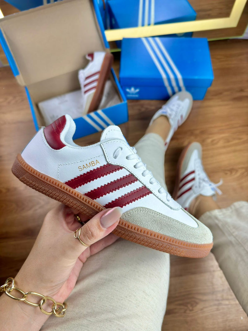 Adidas Samba Og Red Couro