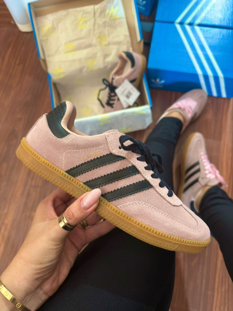 Adidas Samba Og Dark Pink Couro