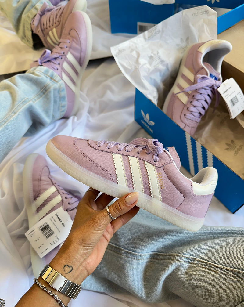 Adidas Samba Og Light Purple Couro