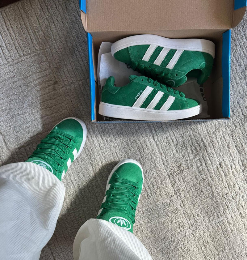 Adidas Campus 00s Green Couro