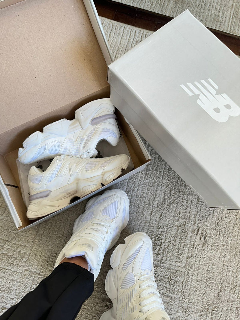 New Balance 9060 All White