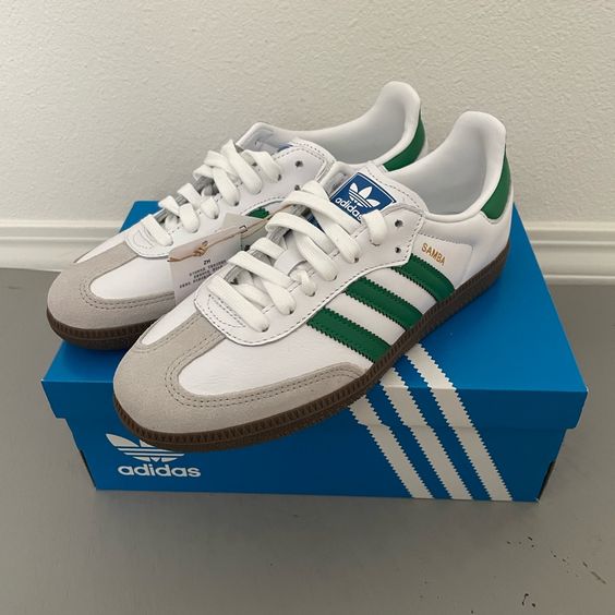 Adidas Samba Og White Green